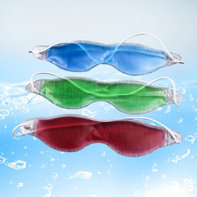 Rosenice gel eye mask 3 pieces cooling eye masks with non-toxic safe liquid migraine to relieve pain (random color) - BeesActive Australia