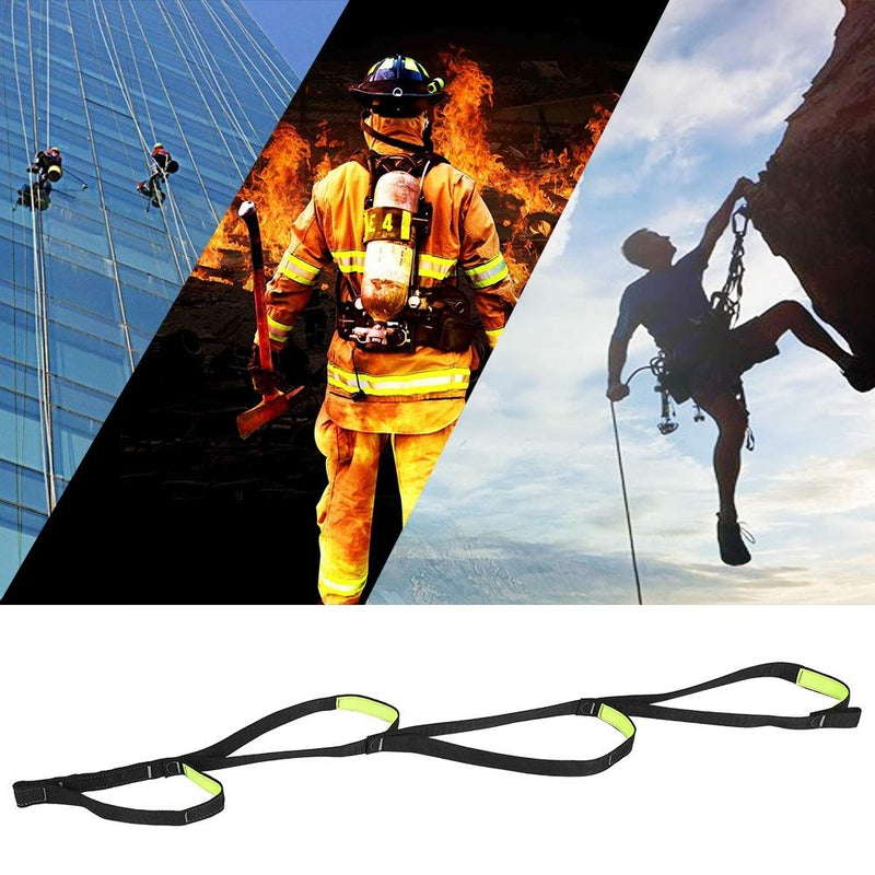 Climbing Aider, MAGT 4 Step Lightweight Wear-Resisting Foot Ascender Loop, Load Bearing Strap Webbing Sling for Climbing Caving Rescue Rock (23KN) - BeesActive Australia