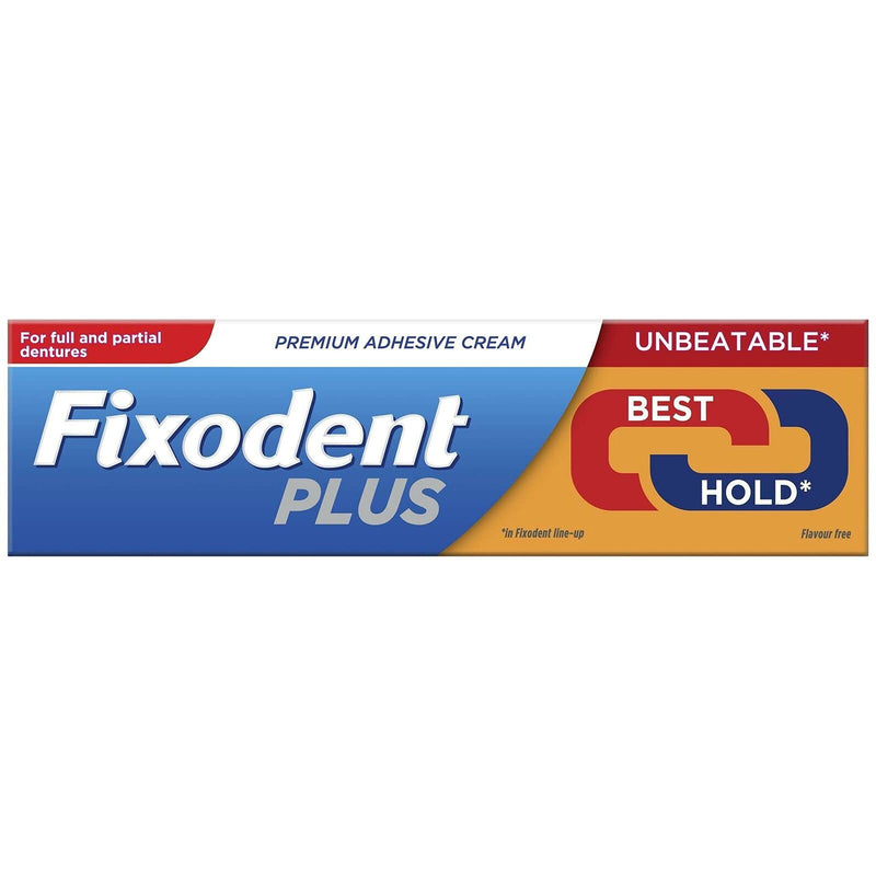 Fixodent Denture Adhesive Cream Dual Power 40g **4 PACK DEAL** - BeesActive Australia