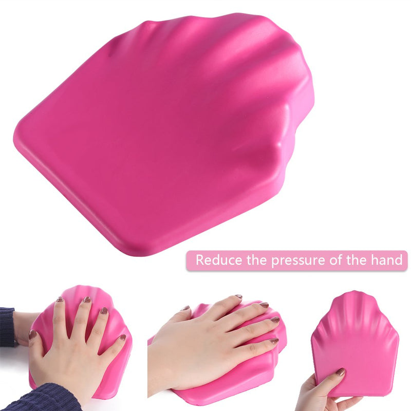 Hand Cushion Soft Anti-skid Nail Pillow Hand Rest Holder Tool Art Manicure Care Pad Cushion Makeup Nail Tools（Pink） - BeesActive Australia