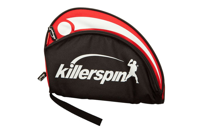 [AUSTRALIA] - Killerspin Barracuda Ping Pong Paddle Carry Case| Padded Table Tennis Racket Cover| Reinforced Padded Polyester Bag for 2 Ping Pong Rackets, Side Accessory Pocket for Balls| Protective Zipper Enclosure 