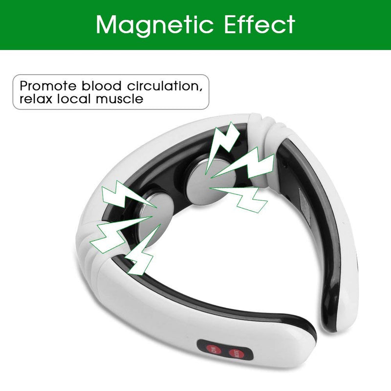 Electric Massagers for Neck and Back, Portable Cervical Massager Heating Pain Relief Tool Health Care Relaxation Neck Massager - BeesActive Australia