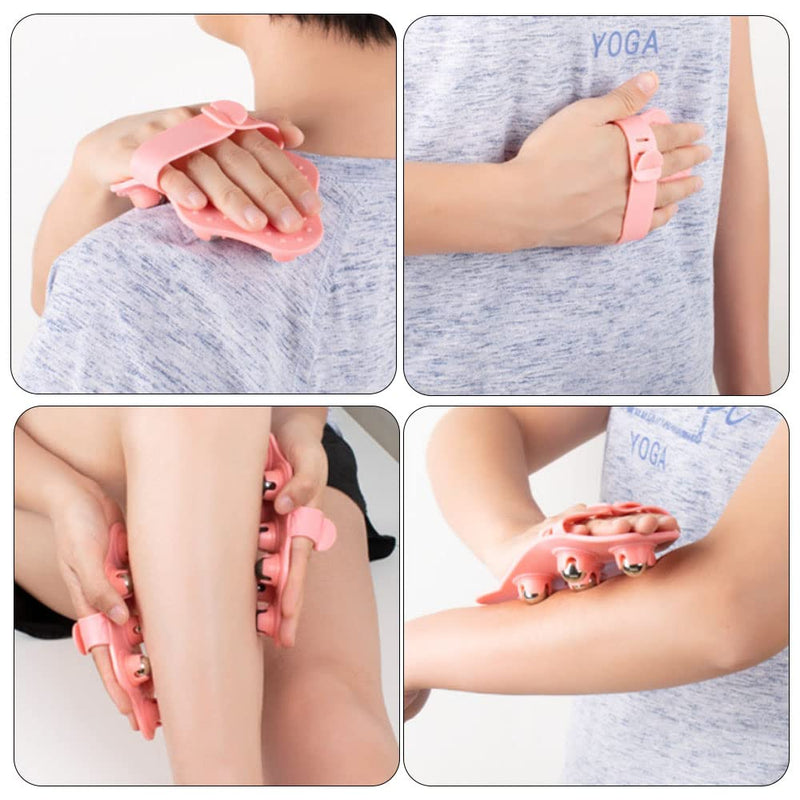 Massage Glove Bead Massage Roller Manual Roller Massager for Full Body Care Deep Tissue Stress Relief and Cellulite Reduction - BeesActive Australia