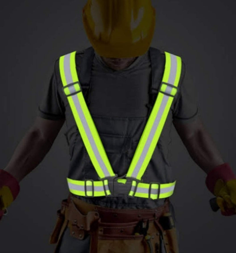 Reflective Vest Safety Vest Reflective Vest Running Adjustable Vest Reflective Running Gear Waist Belt Elastic Safety Vest for Outdoor Jogging, Cycling, Walking, Motorcycle Riding and Running - BeesActive Australia