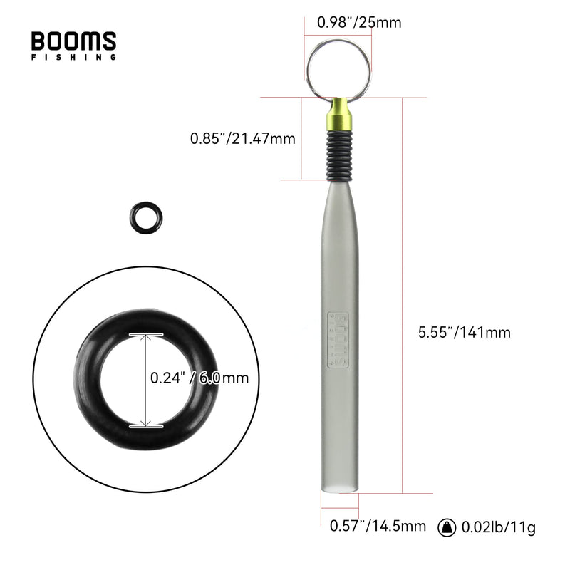Booms Fishing WR2 Wacky Rig Tool Kit with Coiled Lanyard and 100pcs Fishing O-Rings for Worms - BeesActive Australia