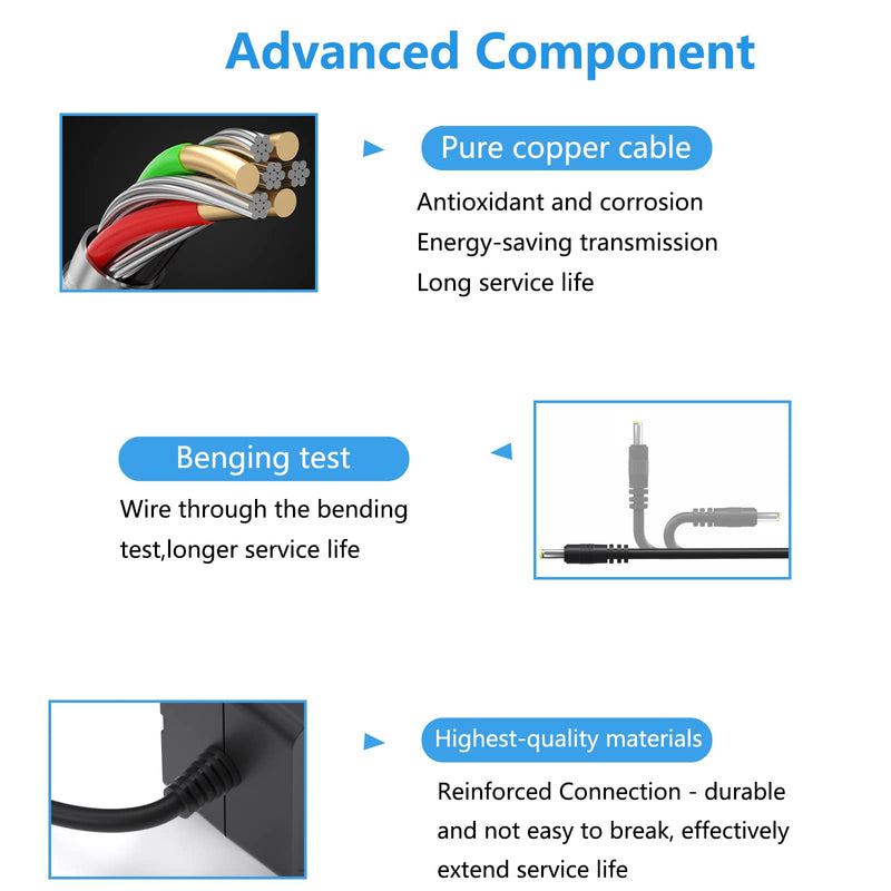 VHBW for PetSafe Wireless Fence Power Cord for PetSafe IF-100 PIF-300 IF-101 RFA-443 300-034 650-231 PIF00-15001 PIF00-13663 RFA-554 RFA-584 Wireless Fence Pet Containment System Power Adapter - BeesActive Australia