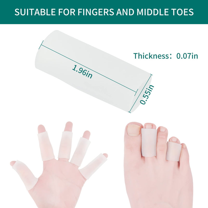 Gel Finger Sleeve , Finger Cot Protectors, Relief from Pain of Finger Tips Cracked, Arthritis, Avoid Biting Your Fingers - BeesActive Australia