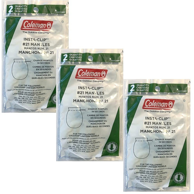 Coleman Insta-Clip Mantle (Pack of 2) [Set of 3] - BeesActive Australia