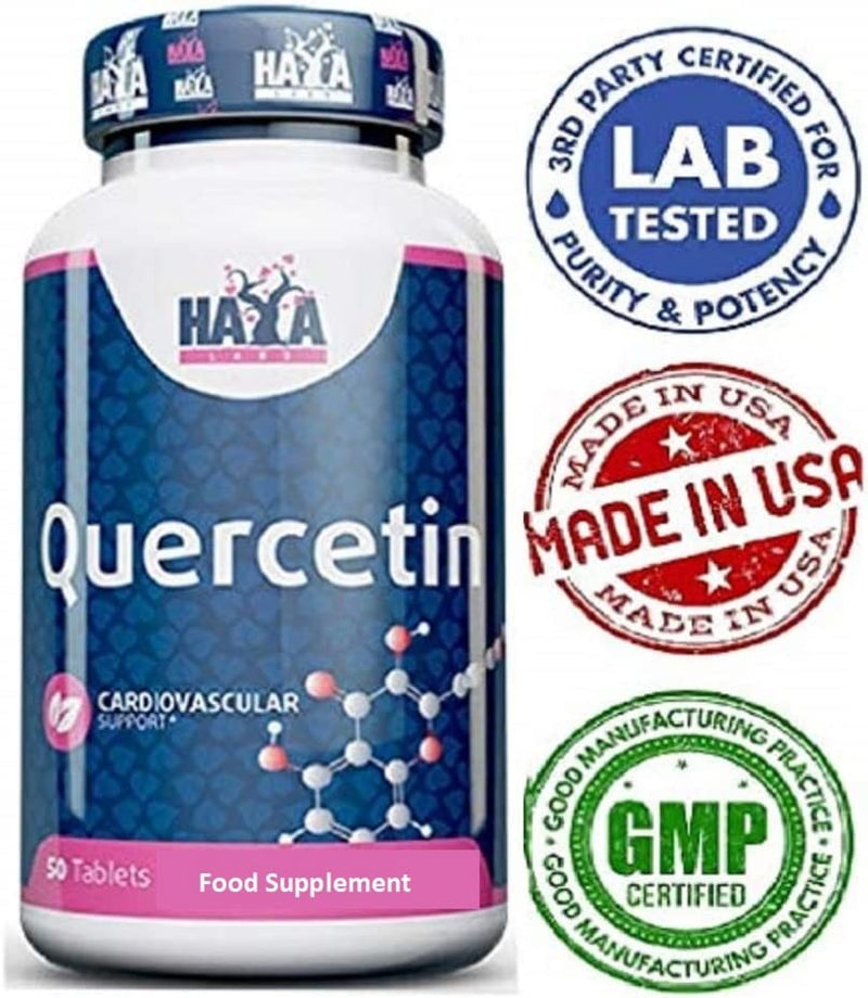 Quercetin 500 mg x 50 Tablets Double Strength Antioxidant Supplement Immune Health - BeesActive Australia