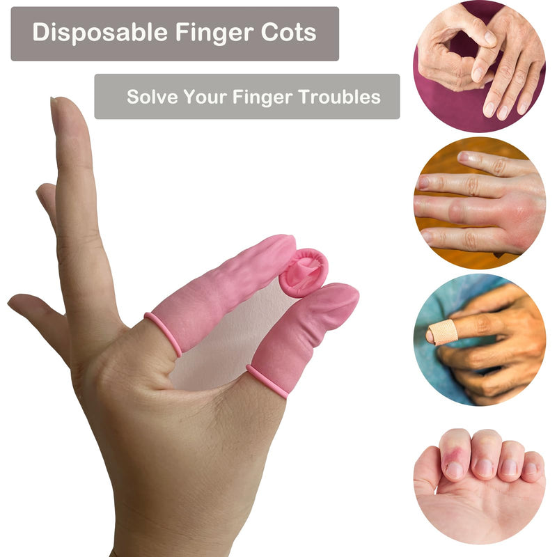 Disposable Finger Cots Medium Finger Protectors, Finger Gloves Finger Covers Protection for Finger Tips, Finger Sleeve Thumb Protector Fingertip Protector Thumb Cover - BeesActive Australia