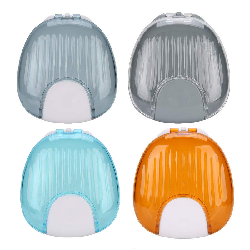 Retainer Case,Mouth Guard Case Orthodontic Retainer Case Portable Waterproof Mouthpiece Denture Box Container Denture Storage Container(1) 1 - BeesActive Australia
