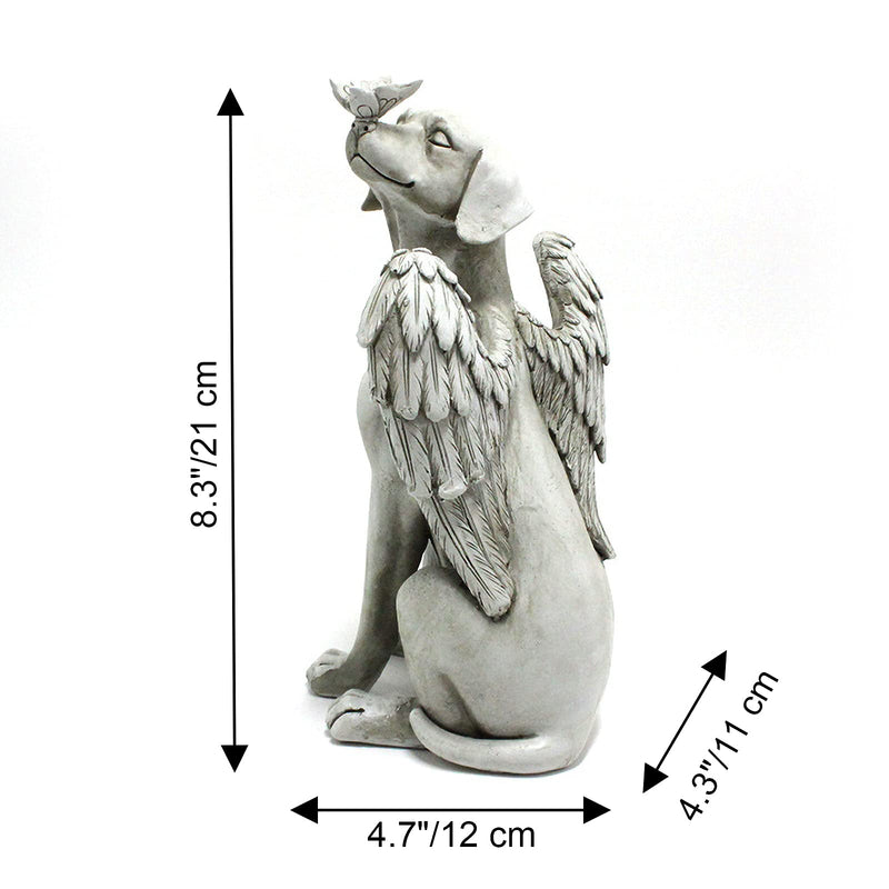 Dnoifne Angel Dog Memorial Statue, Pet Memorial Stones for Dogs, Angel Dog Memorial Gifts, Dog Passing Away Gifts, Pet Loss Gift for Dog Basic Model - BeesActive Australia