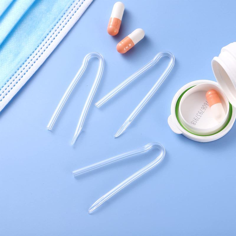 iplusmile Hearing Aid Tubes - Replaceable BTE Earmold Hearing Aid Tubes - Soft Clear PVC Tubing for Hearing Machine(4PCS) 6.5X3X0.5CM - BeesActive Australia