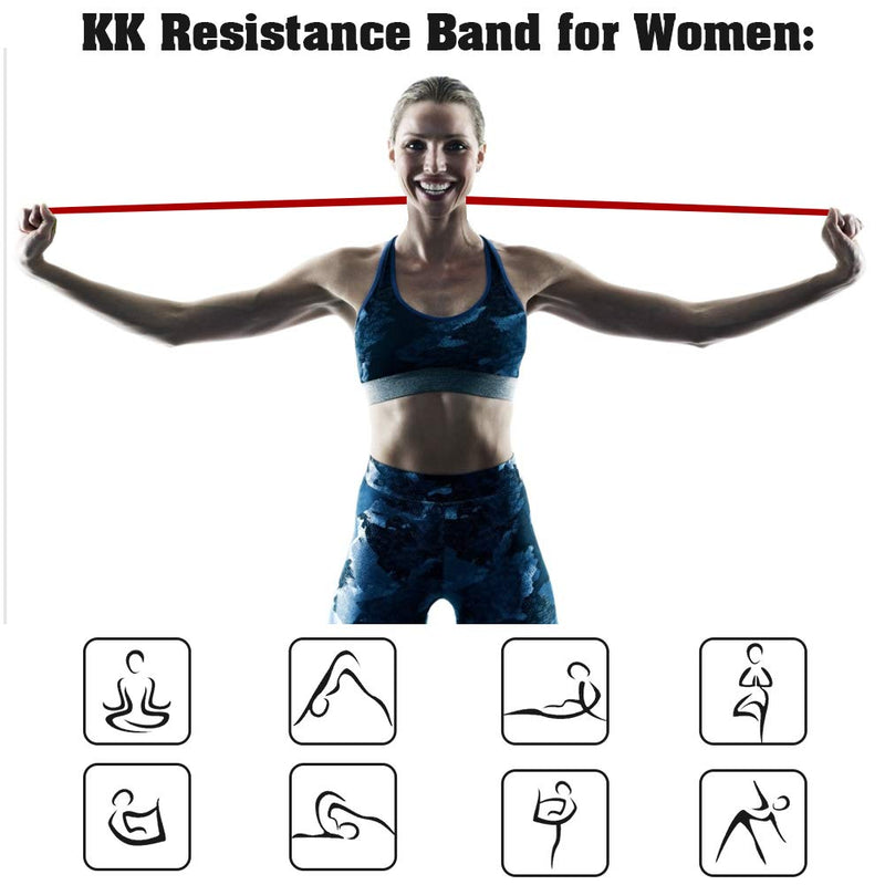 KK Resistance Bands, Pull Up Resistance Bands for men and women, fitness exercise bands, Pull up and stretch resistance Workout Bands in a variety of strengths. Suitable for home, gym, yoga, physical therapy. Red: 15 – 35 lbs - BeesActive Australia