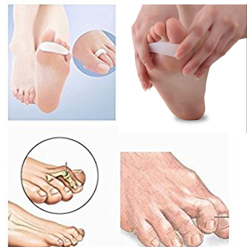 PEDIMEND™ Silicone Gel Hammer Toe Pads - Instantly Relieve Pressure on Bent Toes - Provide Relief from Painful Hammered, Claw Curling, Mallet or Hammertoes - For Men & Women - Foot Care (1PAIR - 2PCS) 1pair - 2pcs - BeesActive Australia