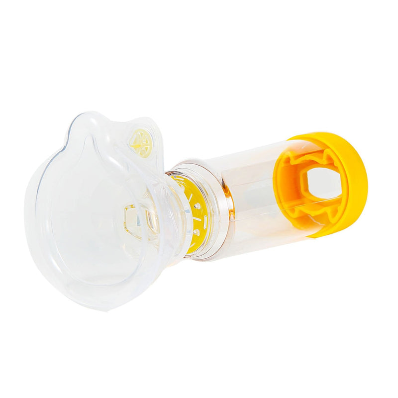 Aerochamber Plus Spacer Device for Kids, Medium Yellow Clean and Safe (Child) Child - BeesActive Australia