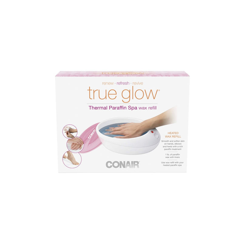 True Glow by Conair Thermal Paraffin Spa 1lb. Wax Refill (Aloe Vera) Unscented - BeesActive Australia