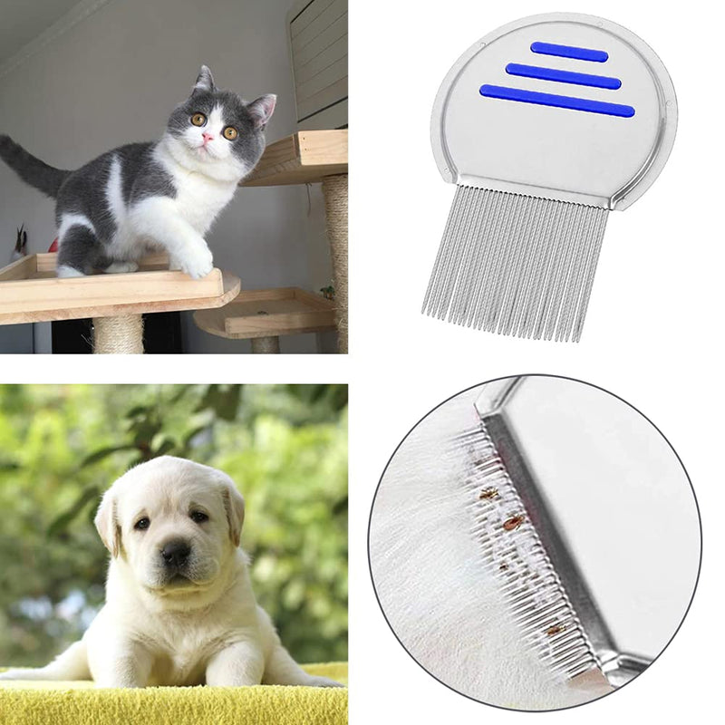 Stainless Steel Lice Removal Comb Reusable Metal with Spiral Grooves for Kids Adults Pets Head Lice Treatment - BeesActive Australia