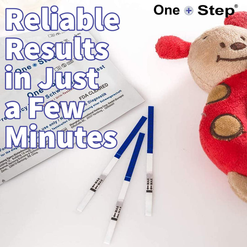 One Step: 5 x Ultra Early - 10mIU Wide Width Pregnancy Test Strips (Tests up to 6 Days Earlier) - BeesActive Australia