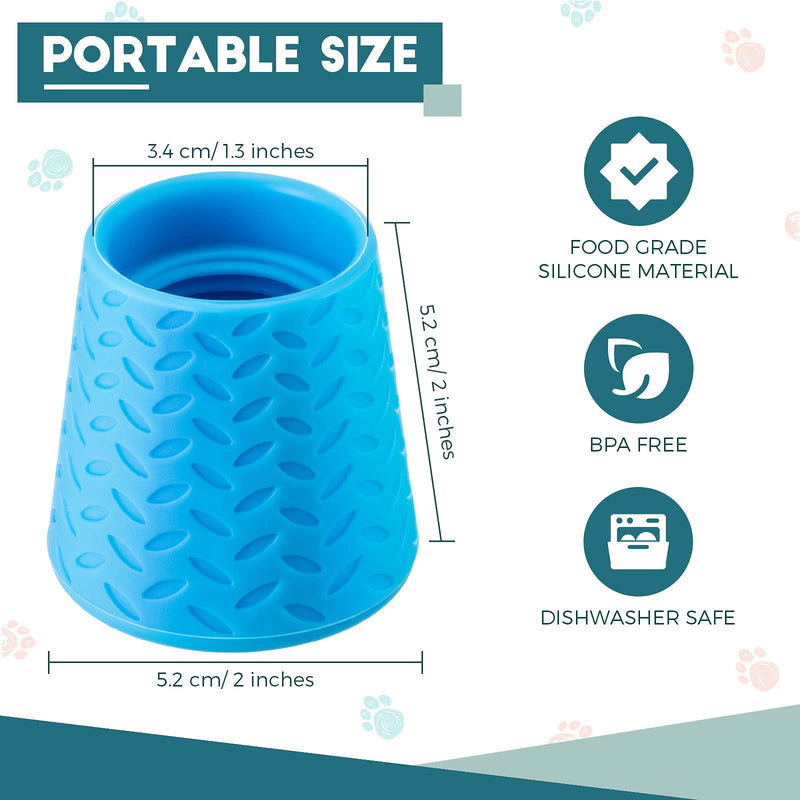 Remerry 3 Pieces Portable Outdoor Shower for Dogs, Bottle Attachment Outdoor Water Sprayer Accessory, Works with Most Plastic Water or Soda Bottles from 16 oz to 2 Liters Sky Blue, Light Green, Orange - BeesActive Australia