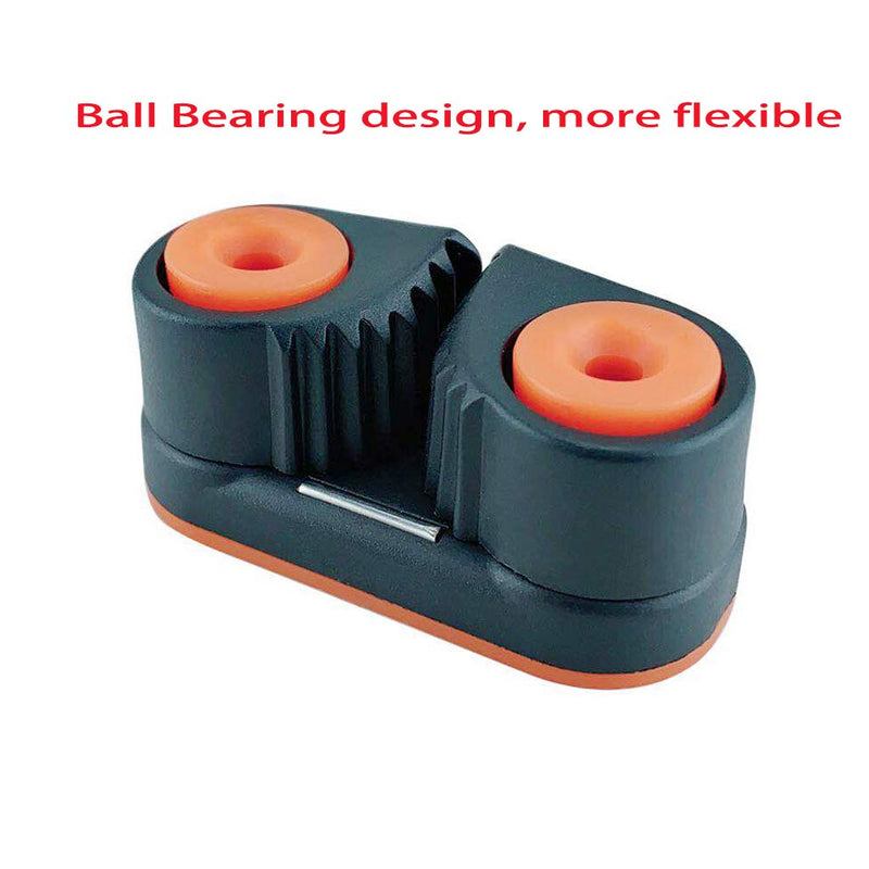 GANGUOLA Cam Matic Cleat Ball Bearing Fast Entry Rope for Line Sizes Upto 3 to 12 mm Fairlead Sailing Sailboat Marine Boat Kayak - BeesActive Australia