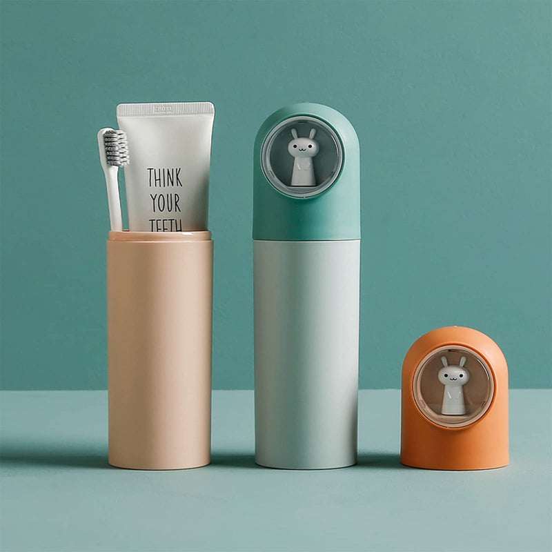 Suuwwn Toothbrush Travel Case,3Pcs Toothbrush Cover Toothbrush Storage Case Plastic Toothbrush Case Portable Toothbrush Holder Toothbrush Container Suitable for Business Camping Travel or Daily Use - BeesActive Australia