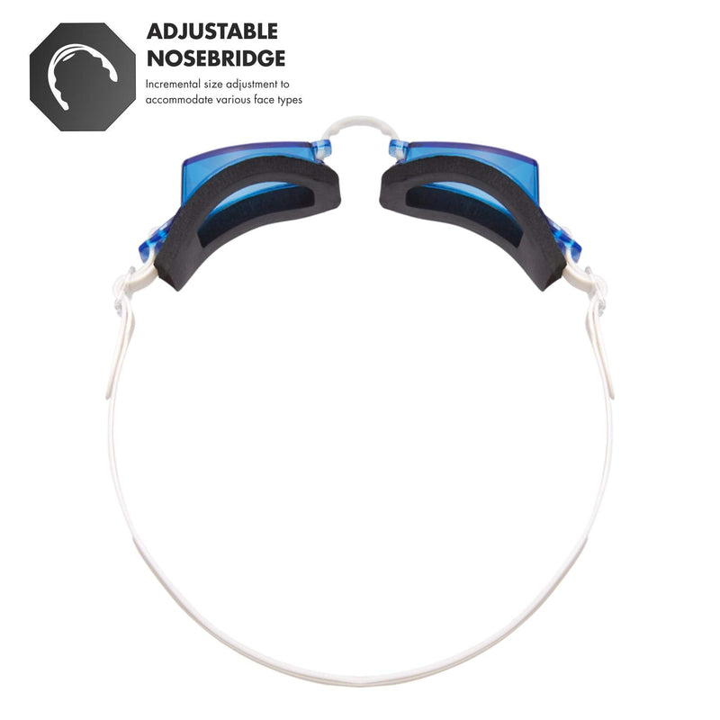 TYR Team Sprint Performance Goggle Blue - BeesActive Australia