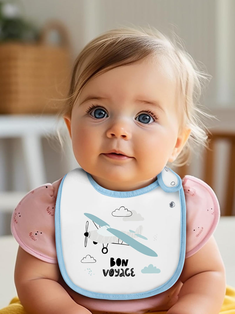 Maiwa 6 Pack Waterproof Cotton Baby Bibs with Snaps for baby boys girls teething drooling and feeding Multi080212 - BeesActive Australia