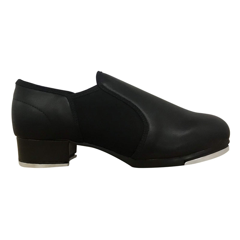 [AUSTRALIA] - Danzcue Adult Stretchy Neoprene Tap Shoes, Black 7 