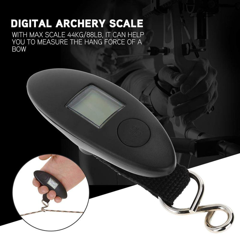 Archery Bow Scale, Portable Digital Handheld Bow Hang Scale 88lbs Tool for Compound and Recurve Bow - BeesActive Australia