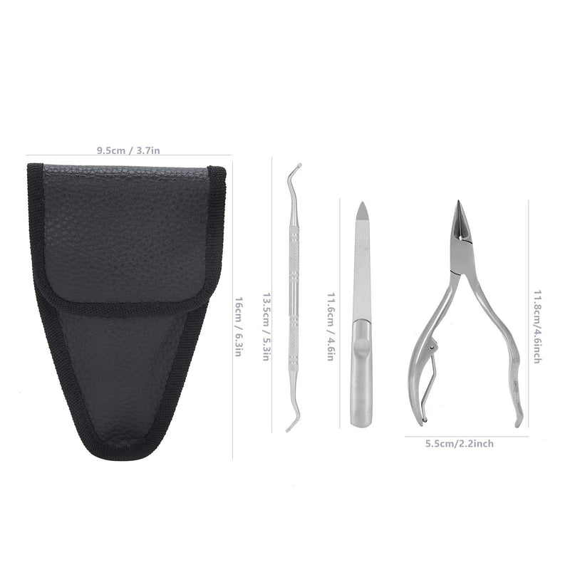 Cuticle Trimmer Nail Care Pliers Manicure Pedicure Tool Nail Care Cuticle Pusher Nail Cuticle Nippers Pedicure Tool(3 Piece Set of Wave Chick Nose Pliers) 3 Piece Set of Wave Chick Nose Pliers - BeesActive Australia