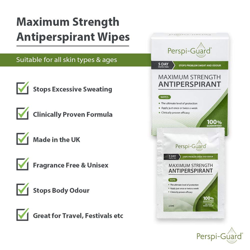 Perspi-Guard Maximum Strength Antiperspirant - Clinically Proven Protection From Problem Sweat And Odour - Made in UK - Twin Pack Offer - BeesActive Australia