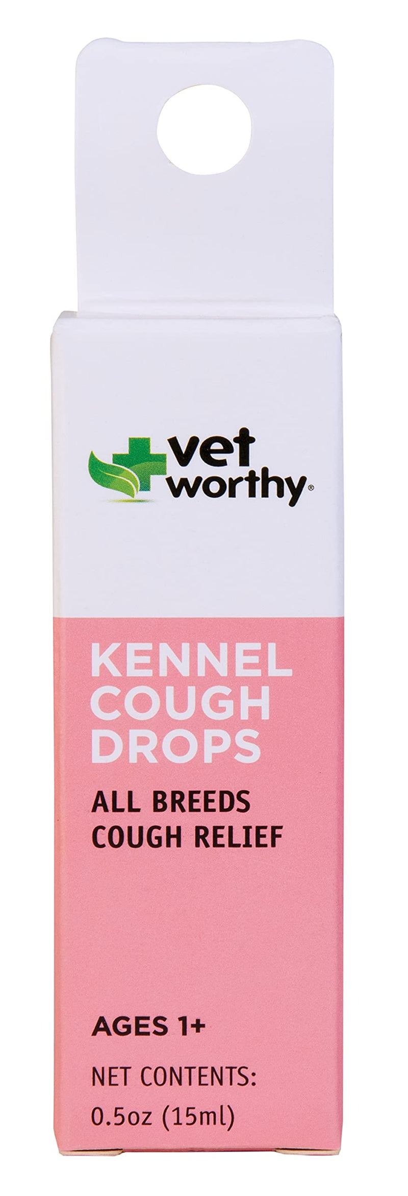 Vet Worthy Kennel Cough Drops for Dogs - Dog Supplement for Dry Kennel Cough Relief - Dog Cough Remedy with Drosera Rotundifolia, Arsenicum Album, Spongia Tosta - 0.5oz - BeesActive Australia