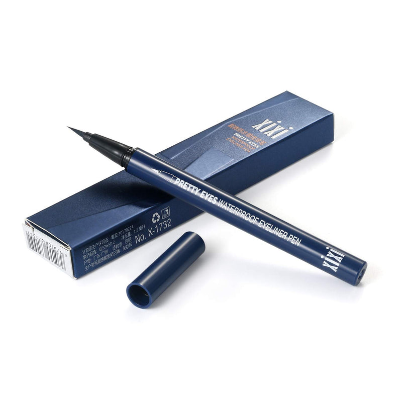 Vtrem 2 Pack Eyeliner Pencil Navy Blue / Light Brown Waterproof Liquid Eye Liner Pen Smudge Proof Slim Eyeliner Makeup Tools Long Lasting All Day Navy Blue/Light Brown Eyeliner Pencil - BeesActive Australia