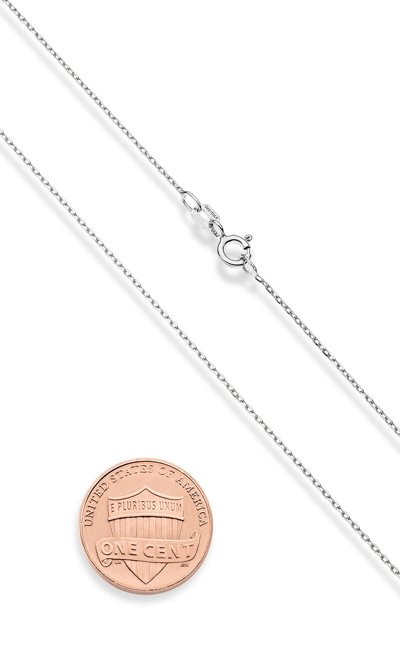 Miabella 925 Sterling Silver or 18Kt Yellow Gold Over Silver Italian Cross Necklace for Women, Small Cross Pendant on 18 Inch Chain Made in Italy - BeesActive Australia