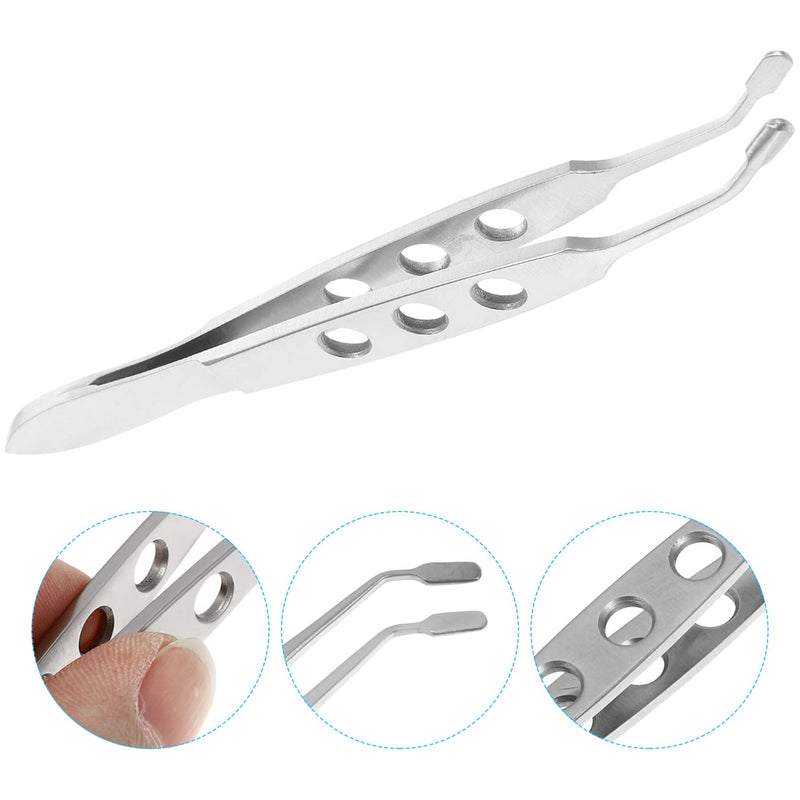 Premium Stainless Steel Arita Tauber Meibomian Gland Expressor Meibomian Gland Expressor Professional Excessive Eyelid Massage Forceps for Issue Dry Eyes - BeesActive Australia