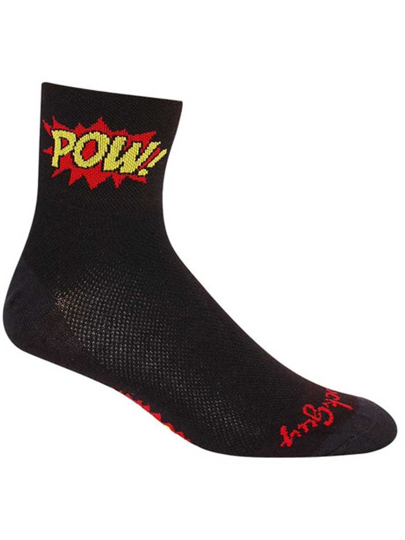 SockGuy Men's Boom Pow Socks Large-X-Large Black - BeesActive Australia