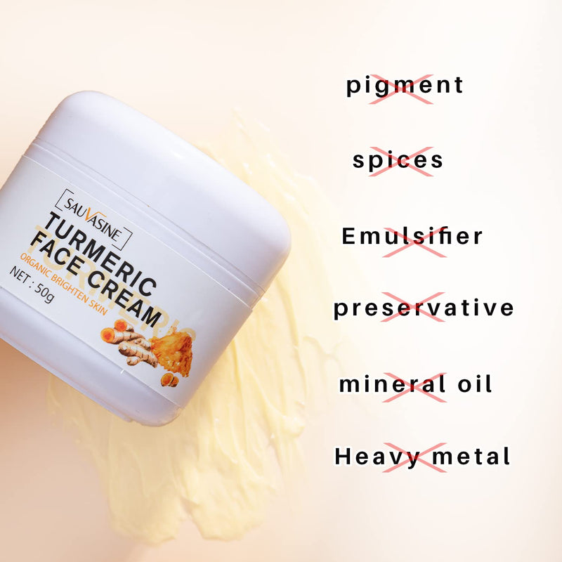 Lanthome Turmeric Face Cream for Face (50g)-Skin Care Anti-Aging Cream Face Moisturizer Cream,Skin Moisturizing Repair Cream, Turmeric Moisturizer Cream for Dark Spots - BeesActive Australia