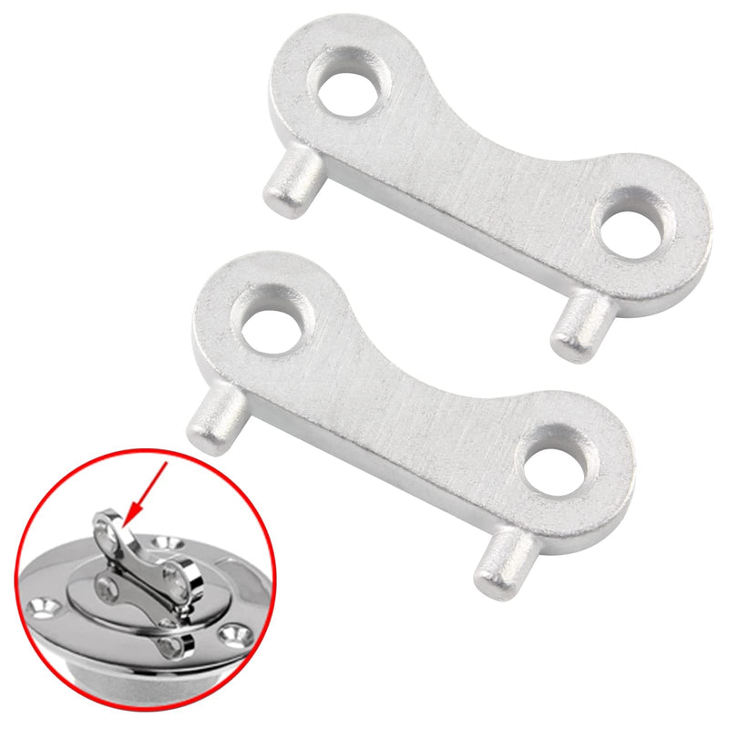 TBWHL 2 Pcs Boat Gas Cap Key Stainless Steel Gas Fuel Water Tank Deck Filler Spare Key for Marine Boat Yacht - BeesActive Australia