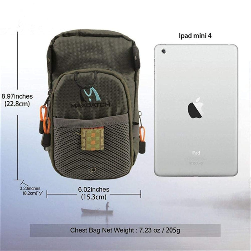 M MAXIMUMCATCH Maxcatch Fly Fishing Chest Pack+ Fly Fishing Tapered Leader with Pre-Tied Loop 9ft 5X, 6pcs - BeesActive Australia