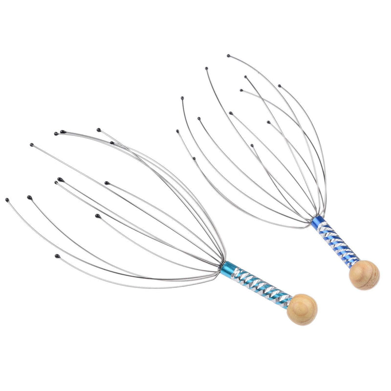 Scalp Massage Kit - 2X Scalp Scratcher, 1x Roller Ball Claw Massager and 1x Shampoo Massage Brush - Relaxes and Rejuvenates - Stimulates Blood Circulation - Keeps Your Scalp Clean and Healthy - BeesActive Australia