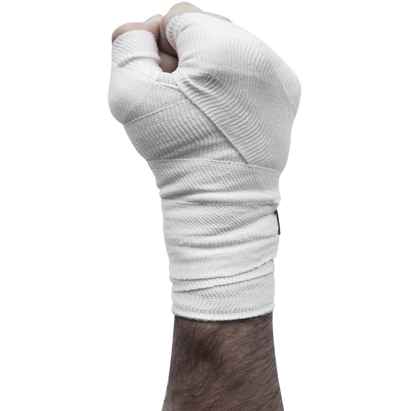 [AUSTRALIA] - Meister Elastic Gauze Hand Wraps for Boxing & MMA - Mexican Style - White - 10 Pack 