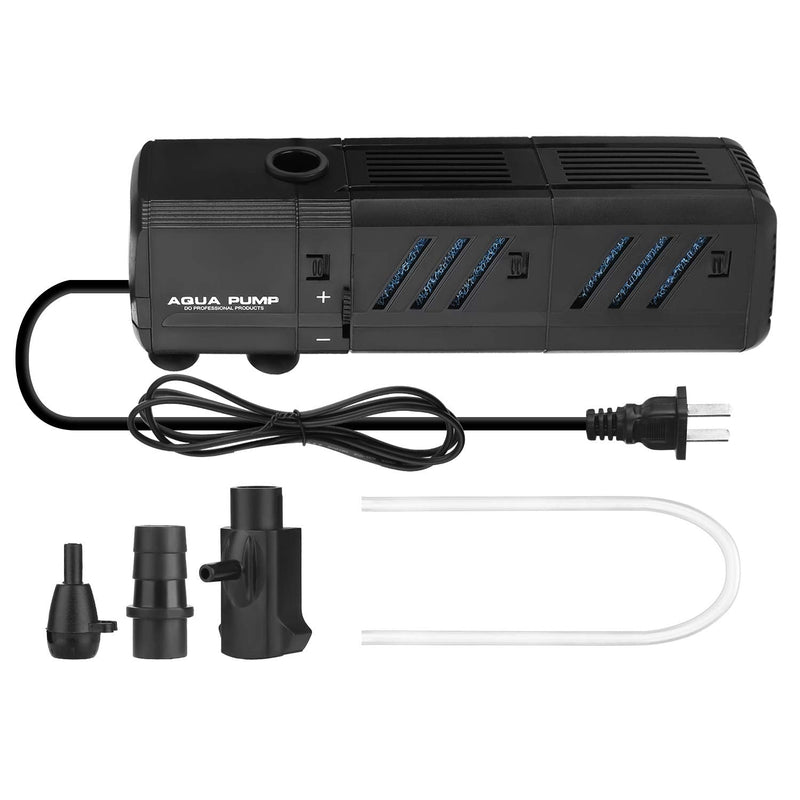 NO.17 Submersible Aquarium Internal Filter, Adjustable Fish Tank Filter with Water Pump for Fish Tank 200GPH, 8W - BeesActive Australia