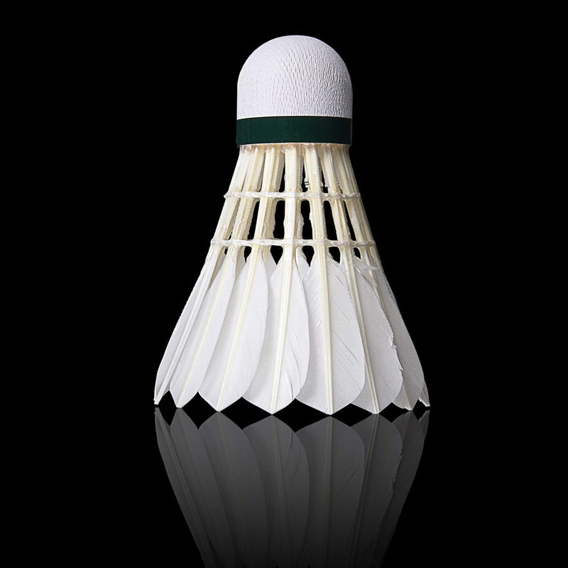 KEVENZ Goose Feather Badminton Shuttlecocks with Great Stability and Durability, High Speed Badminton Birdies White - BeesActive Australia
