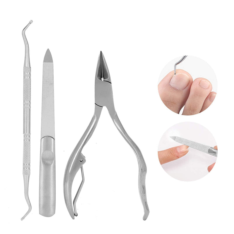 Cuticle Trimmer Nail Care Pliers Manicure Pedicure Tool Nail Care Cuticle Pusher Nail Cuticle Nippers Pedicure Tool(3 Piece Set of Wave Chick Nose Pliers) 3 Piece Set of Wave Chick Nose Pliers - BeesActive Australia