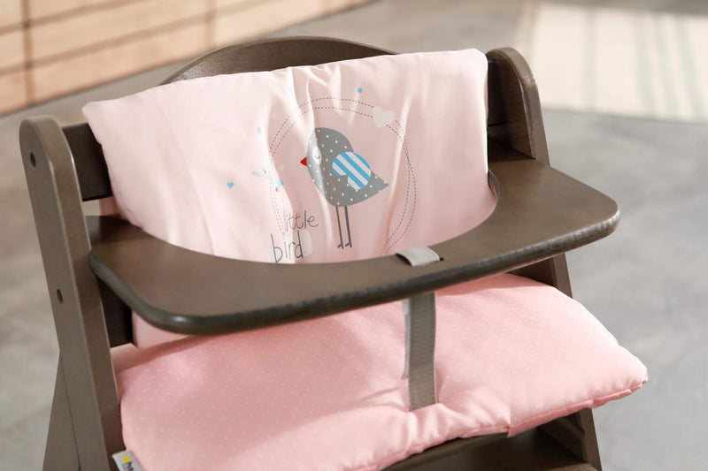 Hauck Alpha Highchair Pad Deluxe, Seat Cushion for Wooden Highchair Hauck Alpha+, Easy Fixing and Cleaning, Birdie - BeesActive Australia