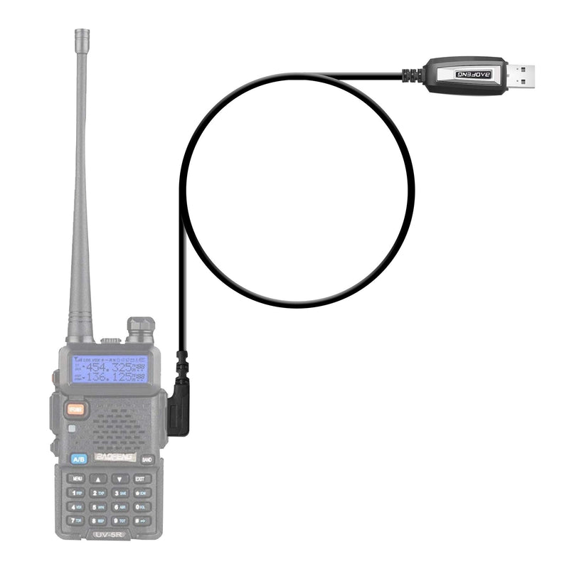 MvToe Programming Cable Compatible with Baofeng UV-5R, 5RA, 5RE, BF-F8HP, UV3R Plus, BF-888S, 5R EX, 5RX3, GA-2S, BF-F8+, H777 UV82HP Handheld ham Radio transceiver Ham Two Way ham Portable Radios - BeesActive Australia