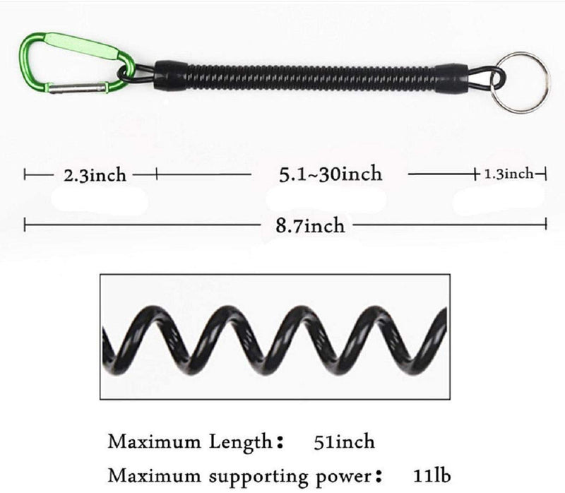 6pcs Pack Fishing Lanyards Boating Multicolor Fishing Ropes Secure Pliers Lip Grips Tackle Fish Tools(Color Ramdon) - BeesActive Australia
