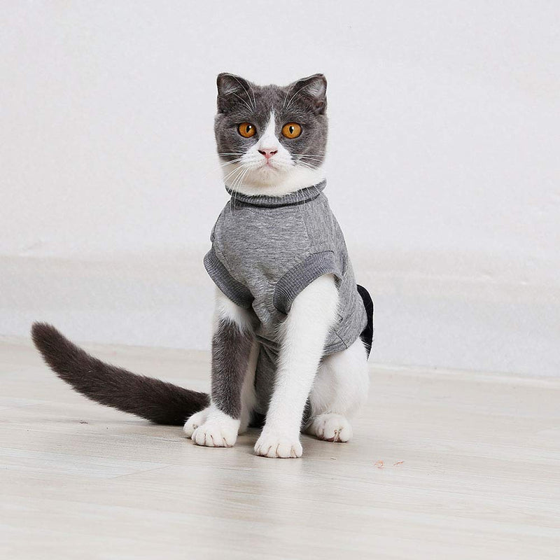ROZKITCH Professional Cat Recovery Suit for Surgical Abdominal Wound and Skin Problem, Breathable e-Collar Alternative for Cat and Dog After Surgey Wear, Anti Licking Wound Recommended by Vet M (Pack of 1) - BeesActive Australia