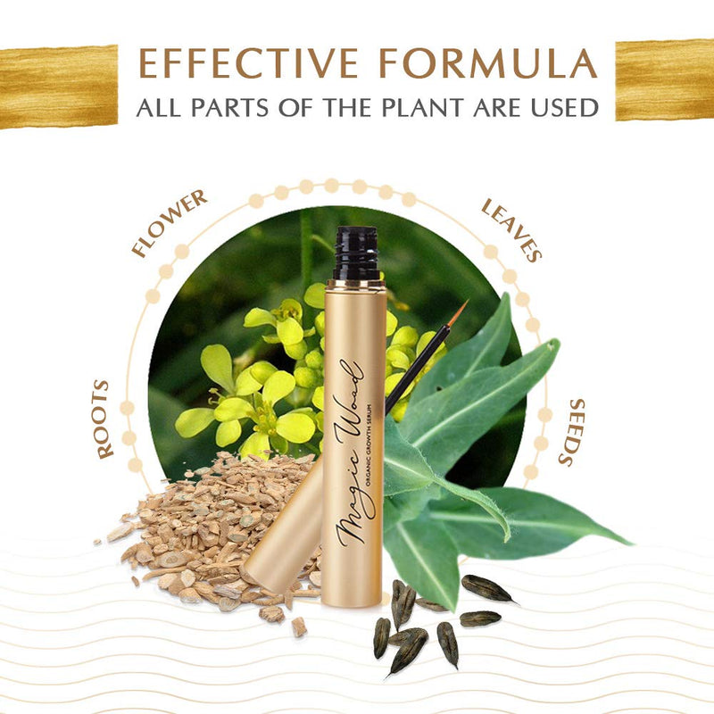 Organic Eyelash and Eyebrow Growth Serum Enhancing Formula - BeesActive Australia